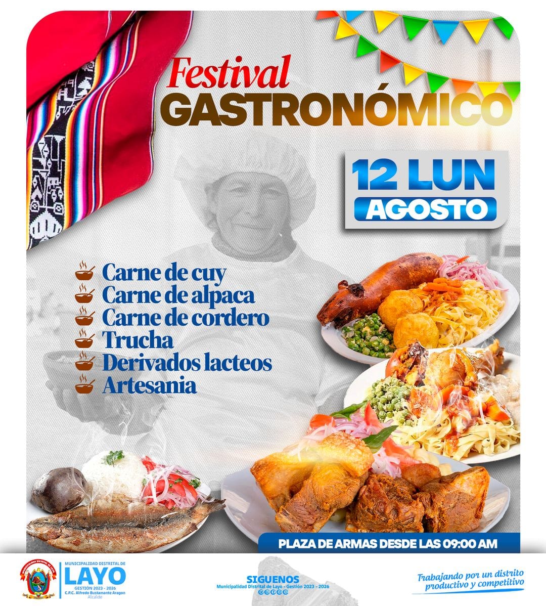 𝗙𝗘𝗦𝗧𝗜𝗩𝗔𝗟 𝗚𝗔𝗦𝗧𝗥𝗢𝗡Ó𝗠𝗜𝗖𝗢 𝗟𝗔𝗬𝗢 𝟮𝟬𝟮𝟰