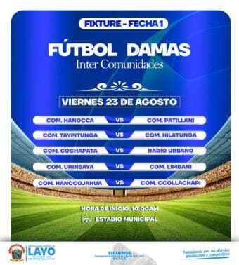 𝗖𝗔𝗠𝗣𝗘𝗢𝗡𝗔𝗧𝗢 𝗗𝗘 𝗙Ú𝗧𝗕𝗢𝗟 𝗗𝗔𝗠𝗔𝗦 𝗜𝗡𝗧𝗘𝗥 𝗖𝗢𝗠𝗨𝗡𝗜𝗗𝗔𝗗𝗘𝗦 𝟮𝟬𝟮𝟰