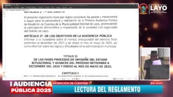 #EnVivo | 𝗜 𝗔𝗨𝗗𝗜𝗘𝗡𝗖𝗜𝗔 𝗣Ú𝗕𝗟𝗜𝗖𝗔 – 𝗥𝗘𝗡𝗗𝗜𝗖𝗜Ó𝗡 𝗗𝗘 𝗖𝗨𝗘𝗡𝗧𝗔𝗦 𝟮𝟬𝟮𝟱