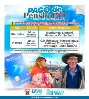 𝗖𝗥𝗢𝗡𝗢𝗚𝗥𝗔𝗠𝗔 𝗗𝗘 𝗣𝗔𝗚𝗢 – 𝗣𝗘𝗡𝗦𝗜Ó𝗡 𝟲𝟱