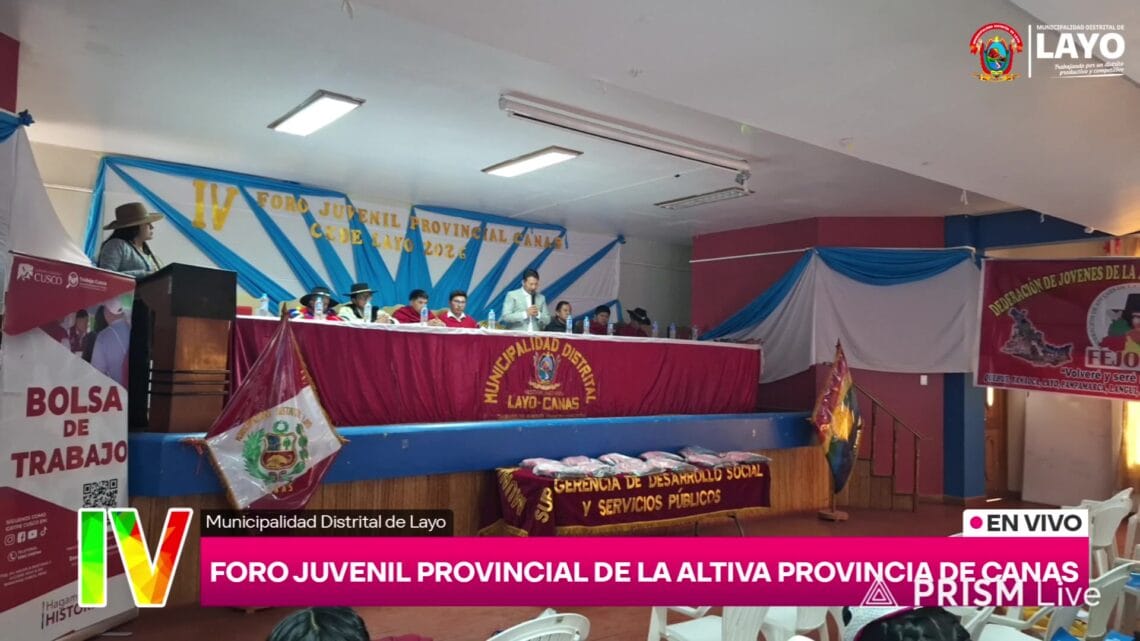 𝗜𝗩 𝗙𝗢𝗥𝗢 𝗝𝗨𝗩𝗘𝗡𝗜𝗟 𝗣𝗥𝗢𝗩𝗜𝗡𝗖𝗜𝗔𝗟 𝗗𝗘 𝗟𝗔 𝗔𝗟𝗧𝗜𝗩𝗔 𝗣𝗥𝗢𝗩𝗜𝗡𝗖𝗜𝗔 𝗗𝗘 𝗖𝗔𝗡𝗔𝗦 𝟮𝟬𝟮𝟲 – 𝗦𝗘𝗗𝗘 𝗟𝗔𝗬𝗢