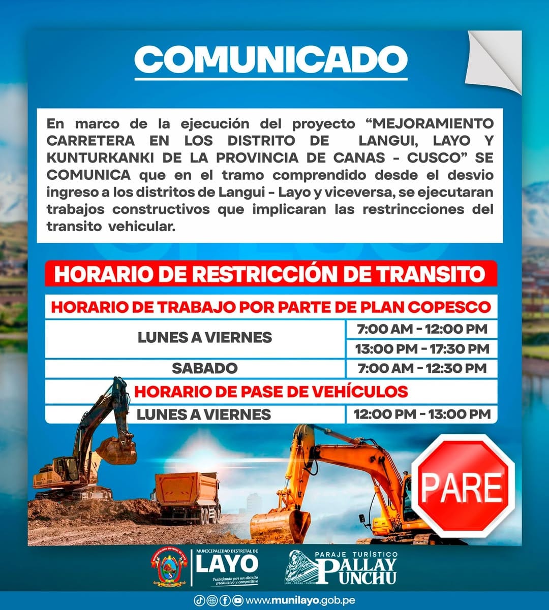 𝗔𝗧𝗘𝗡𝗖𝗜Ó𝗡 𝗗𝗜𝗦𝗧𝗥𝗜𝗧𝗢 𝗗𝗘 𝗟𝗔𝗬𝗢