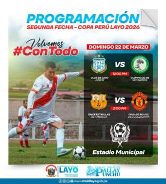 𝗙𝗜𝗫𝗧𝗨𝗥𝗘 𝗖𝗢𝗣𝗔 𝗣𝗘𝗥Ú 𝗟𝗔𝗬𝗢 | 𝗦𝗘𝗚𝗨𝗡𝗗𝗔 𝗙𝗘𝗖𝗛𝗔