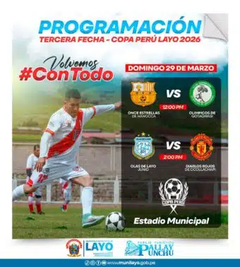 𝗙𝗜𝗫𝗧𝗨𝗥𝗘 𝗖𝗢𝗣𝗔 𝗣𝗘𝗥Ú 𝗟𝗔𝗬𝗢 | 𝗧𝗘𝗥𝗖𝗘𝗥𝗔 𝗙𝗘𝗖𝗛𝗔