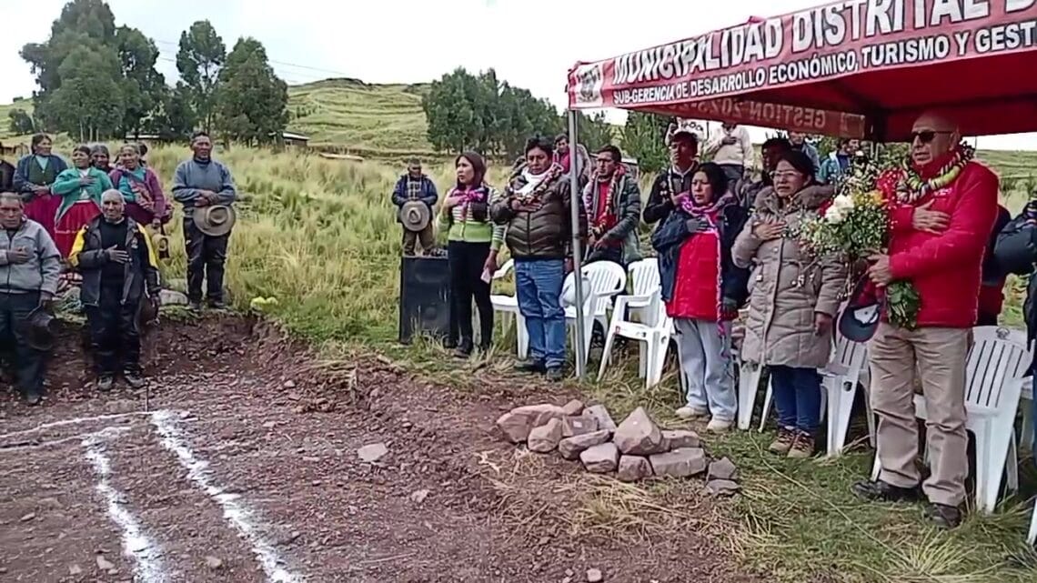 INICIO DE OBRA DEL PROYECTO DE WASIYMI DEL MINISTERIO DE VIVIENDA