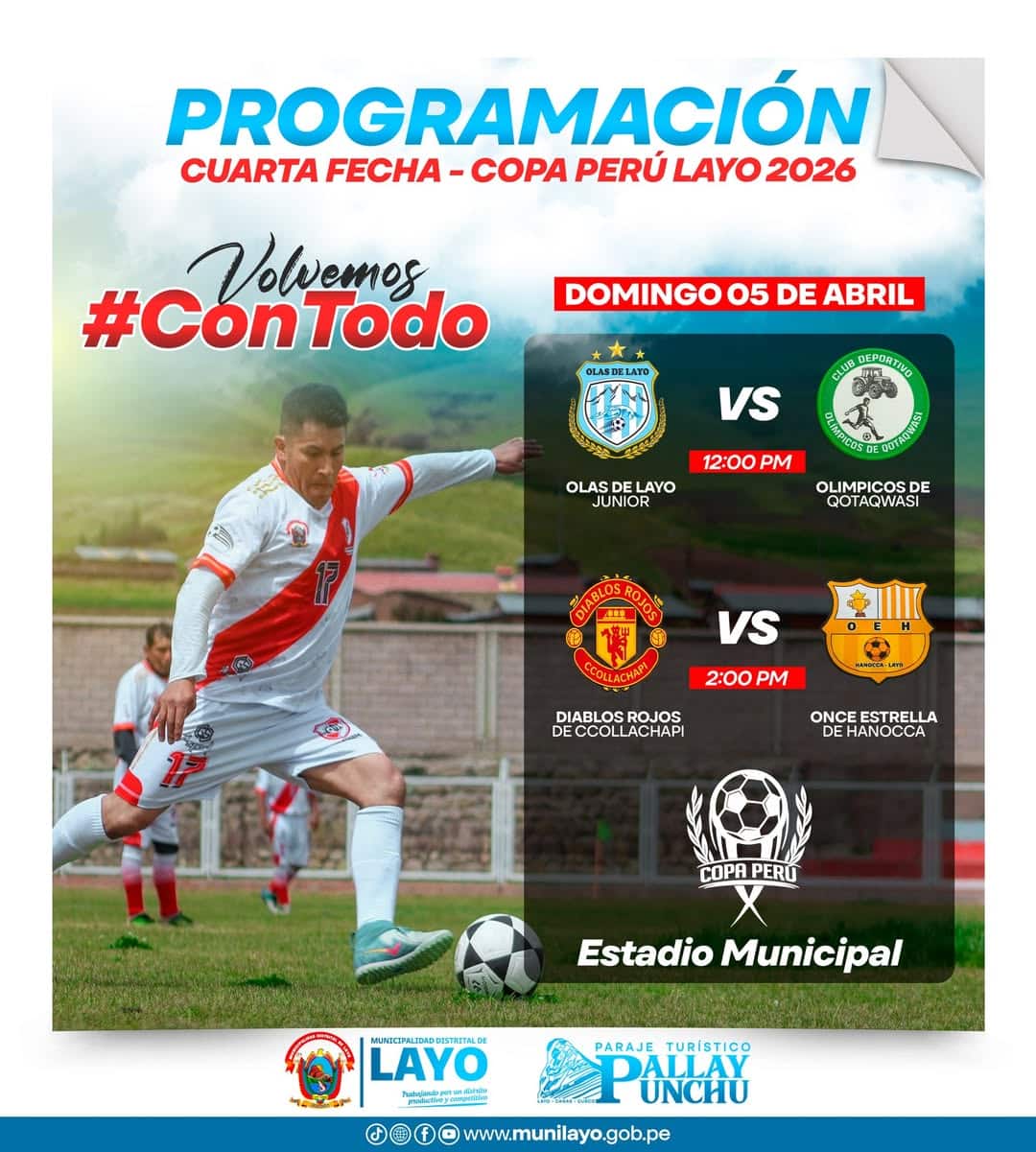 𝗙𝗜𝗫𝗧𝗨𝗥𝗘 𝗖𝗢𝗣𝗔 𝗣𝗘𝗥Ú 𝗟𝗔𝗬𝗢 | 𝗖𝗨𝗔𝗥𝗧𝗔 𝗙𝗘𝗖𝗛𝗔