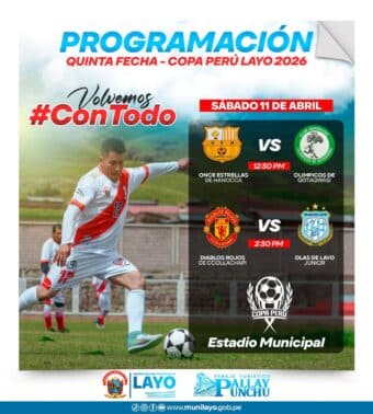 𝗙𝗜𝗫𝗧𝗨𝗥𝗘 𝗖𝗢𝗣𝗔 𝗣𝗘𝗥Ú 𝗟𝗔𝗬𝗢 | 𝗤𝗨𝗜𝗡𝗧𝗔 𝗙𝗘𝗖𝗛𝗔