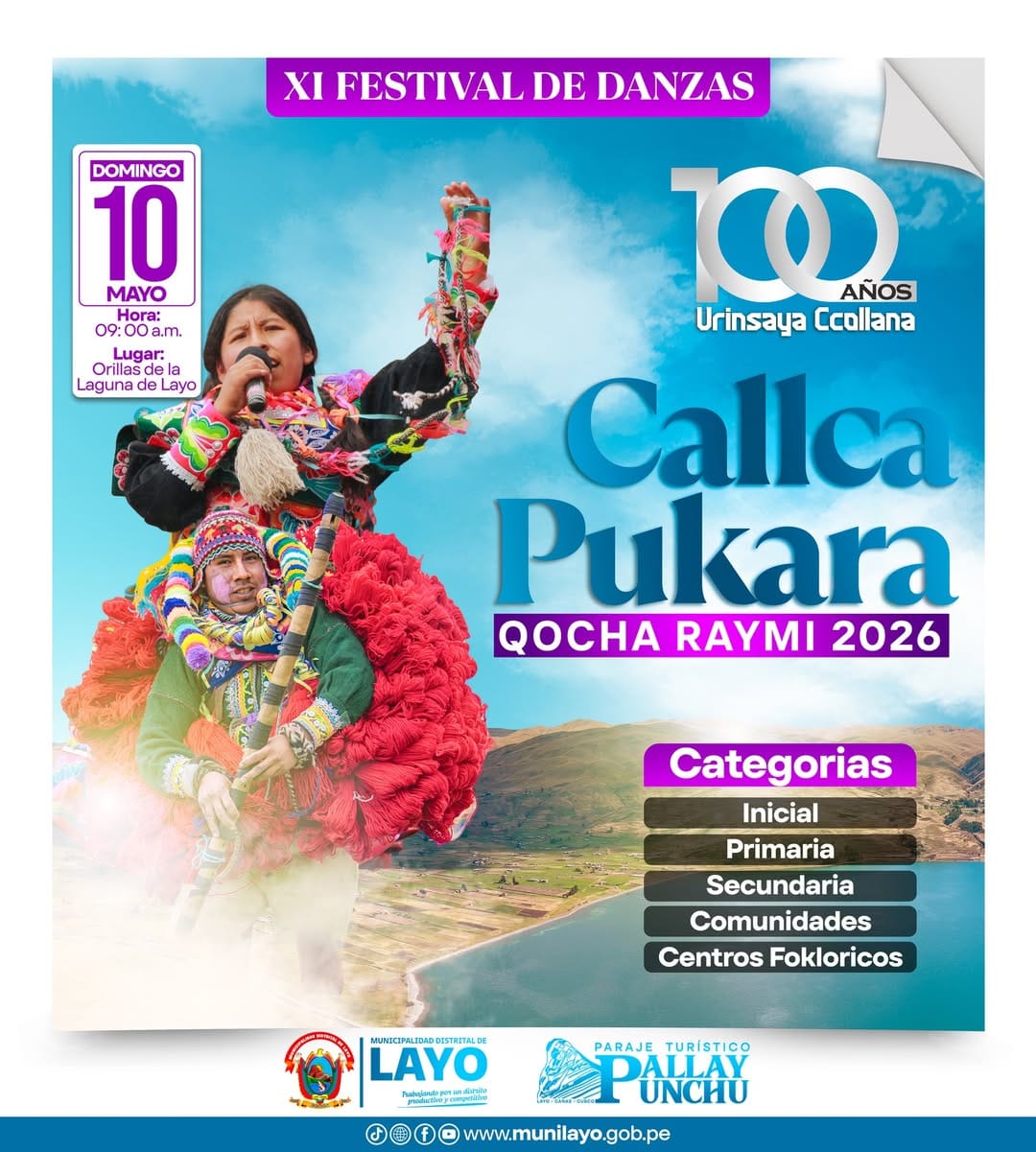 𝗫𝗜 𝗙𝗘𝗦𝗧𝗜𝗩𝗔𝗟 𝗖𝗨𝗟𝗧𝗨𝗥𝗔𝗟 𝗗𝗘 𝗗𝗔𝗡𝗭𝗔𝗦 𝗖𝗔𝗟𝗟𝗖𝗔 𝗣𝗨𝗖𝗔𝗥𝗔 - 𝗤𝗢𝗖𝗛𝗔 𝗥𝗔𝗬𝗠𝗜 𝟮𝟬𝟮𝟲