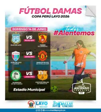 𝗙𝗜𝗫𝗧𝗨𝗥𝗘 𝗖𝗢𝗣𝗔 𝗣𝗘𝗥Ú 𝗟𝗔𝗬𝗢 | 𝗦𝗘𝗚𝗨𝗡𝗗𝗔 𝗙𝗘𝗖𝗛𝗔 - 𝗟𝗜𝗚𝗔 𝗗𝗘 𝗔𝗦𝗖𝗘𝗡𝗦𝗢 𝗙𝗘𝗠𝗘𝗡𝗜𝗡𝗔