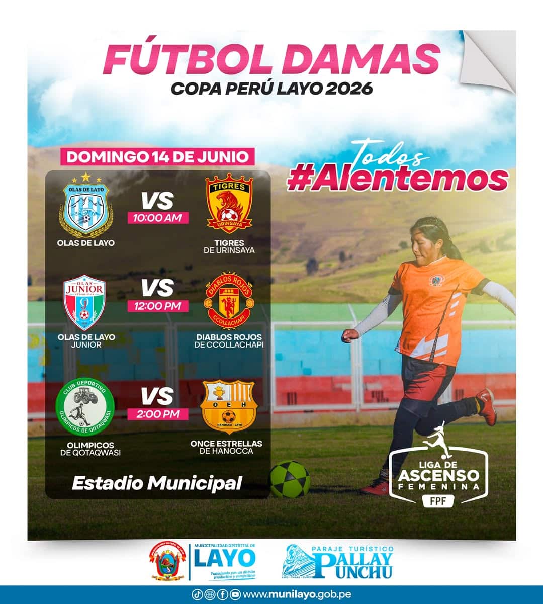 𝗙𝗜𝗫𝗧𝗨𝗥𝗘 𝗖𝗢𝗣𝗔 𝗣𝗘𝗥Ú 𝗟𝗔𝗬𝗢 | 𝗦𝗘𝗚𝗨𝗡𝗗𝗔 𝗙𝗘𝗖𝗛𝗔 - 𝗟𝗜𝗚𝗔 𝗗𝗘 𝗔𝗦𝗖𝗘𝗡𝗦𝗢 𝗙𝗘𝗠𝗘𝗡𝗜𝗡𝗔