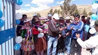 Inauguración cancha sintética hiroccahua - Com. Hilatunga